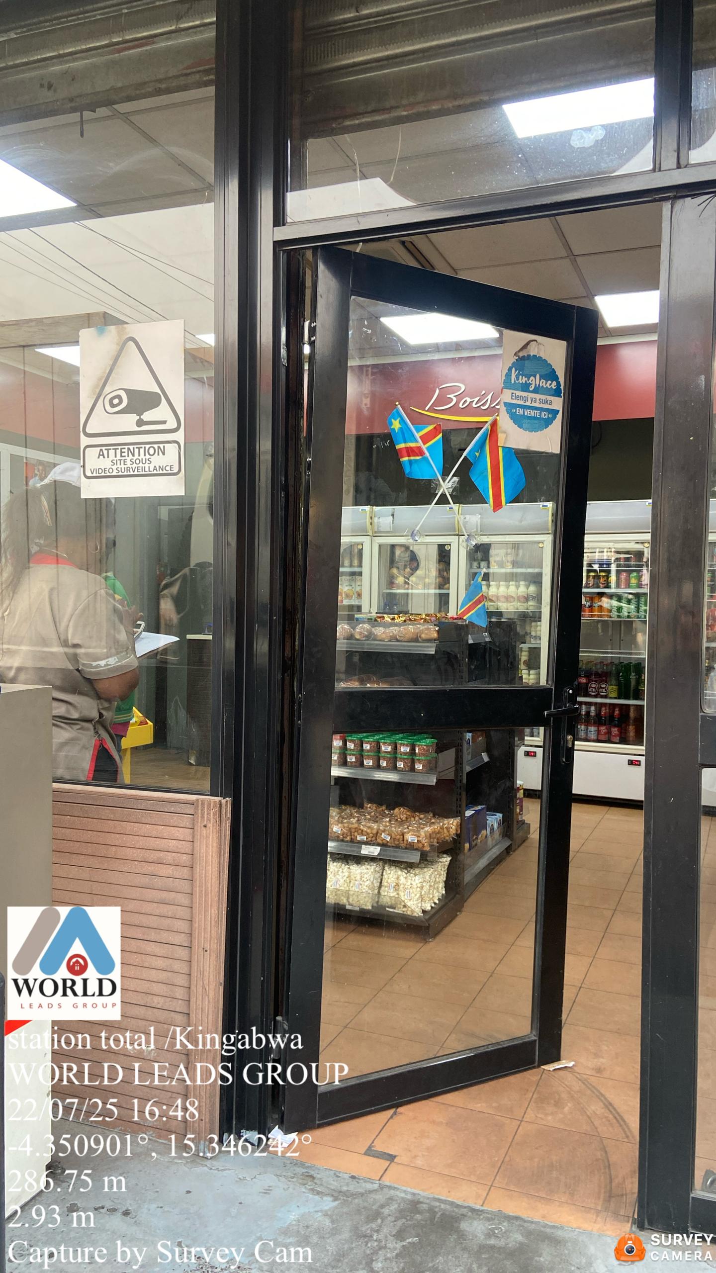 Après les travaux - Station-service Kingabwa - Travaux de serrurerie